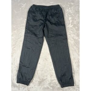 VTG Sergio Tacchini Windbreaker Track Pant Mens XL Black Performance Nylon Italy